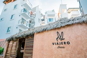 Viajero Hostels | Viajero Sayulita | Facade of the building where Viajero Hostels Sayulita is located.