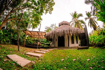 Viajero Hostels | Viajero Tayrona | Ecohab de viajero hostels Tayrona en medio de la jungla y playa caribeña con terraza y baño privado